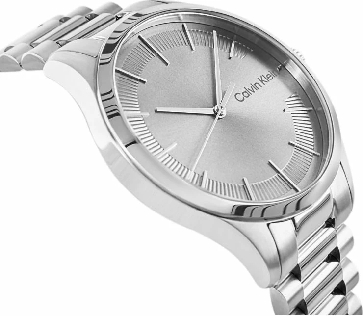 Orë dore për meshkuj Calvin Klein, argjend