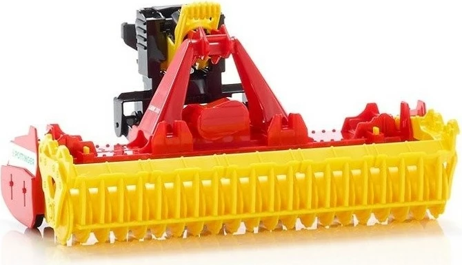 Plug rrotullues lodër BRUDER Potinger Lion 3002, 1:16, plastikë, kuq/verdhë