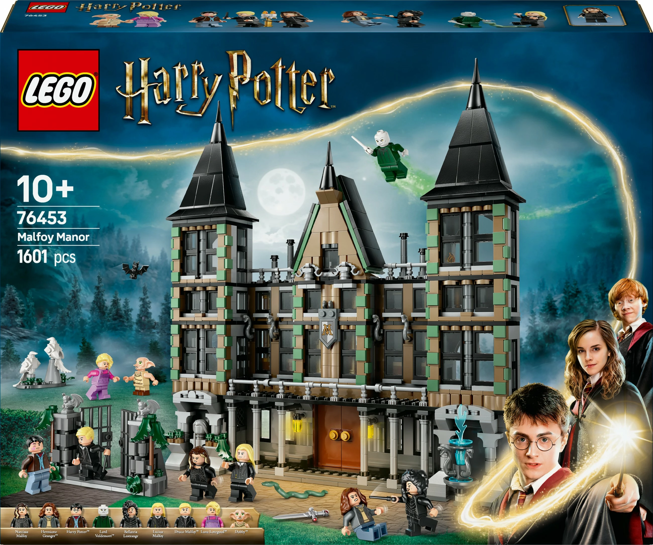 Set ndërtimi LEGO Harry Potter Landsitz der Familie Malfoy 76453, shumëngjyrësh
