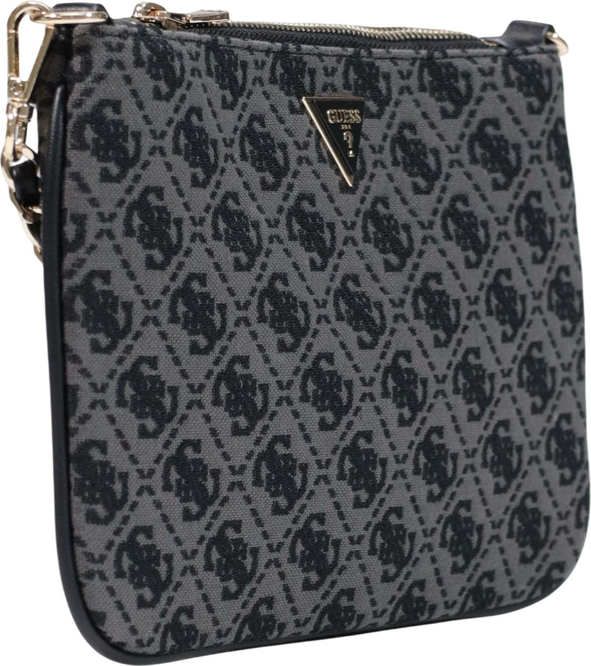 Çantë krahu për femra Guess Flat Pouch PW7561 P6274, antracit