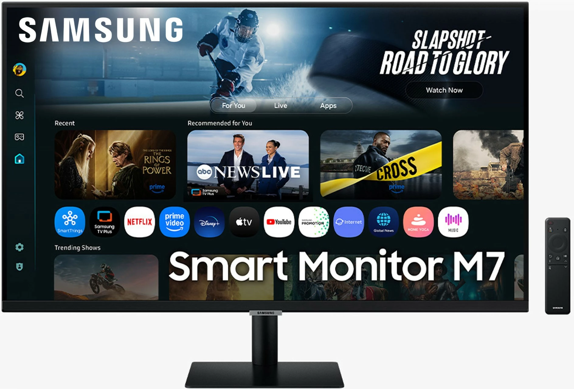 Monitor Samsung Smart Monitor M7 S32FM700UU 32 inç, 16:9, i zi
