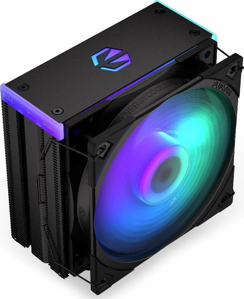 Ftohës CPU Endorfy Fera 5 Black ARGB (EY3A012), 120 mm PWM, 220 W TDP, i zi, me kontrollues ARGB