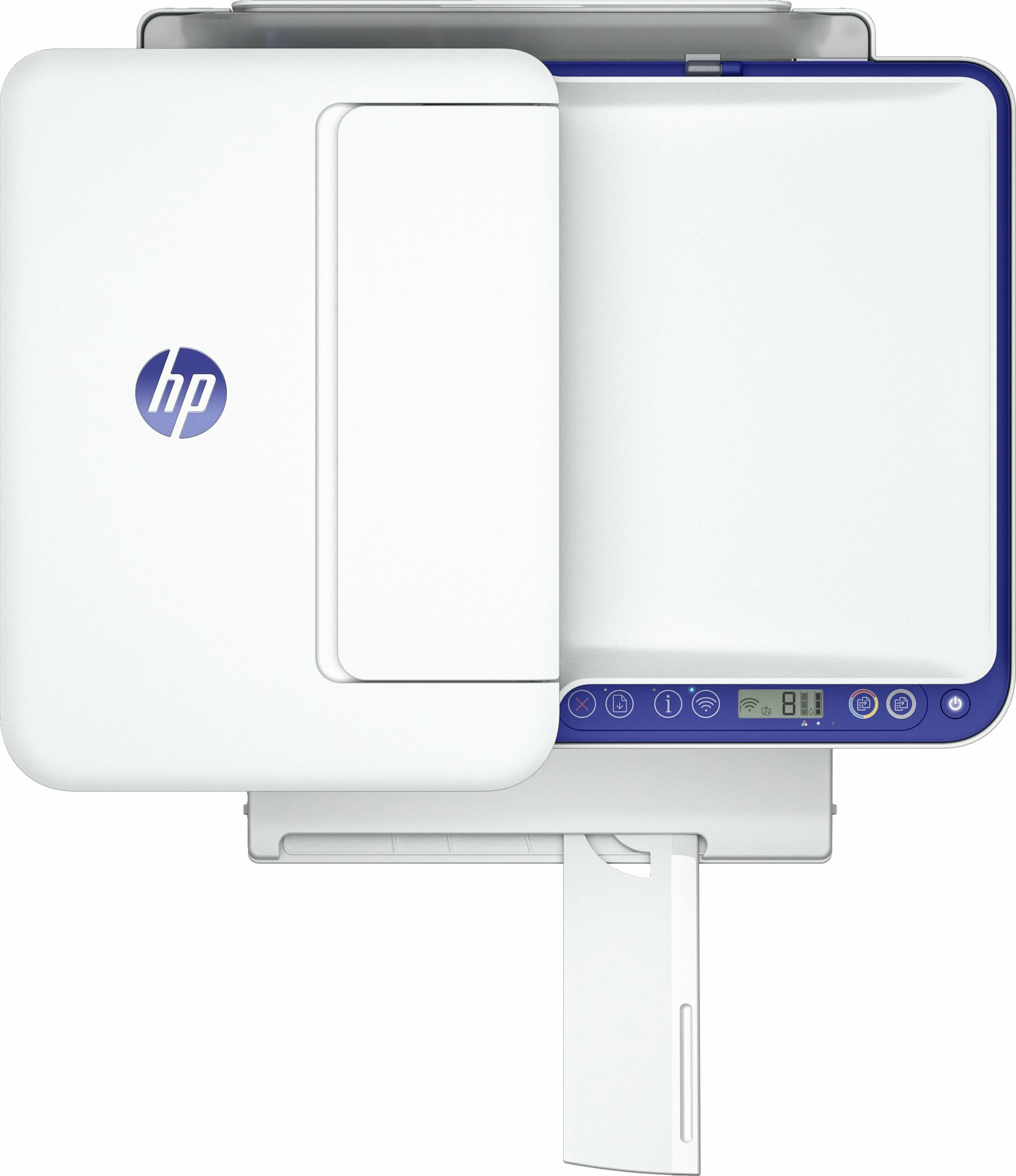 Printer multifunksional HP DeskJet 4230e 60K30B, inkjet ngjyrë, A4, Wi‑Fi, USB, ADF 35 fletë, blu