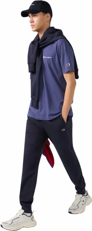 Pantallona sportive për meshkuj Champion Rib Cuff 220307 BS501, navy blue