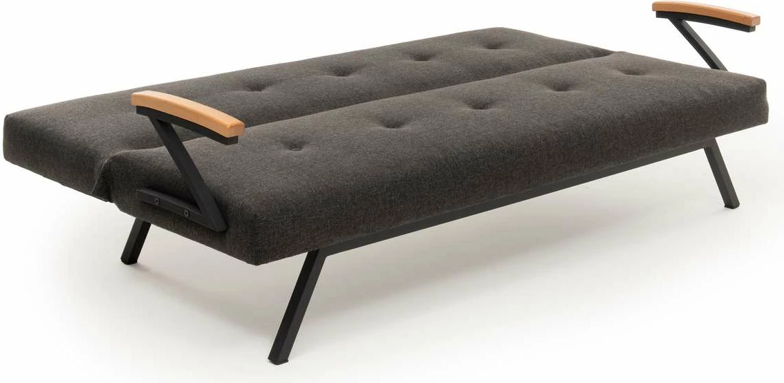 Divan-krevat 3 vende, Atelier del Sofa, Zven, ngjyrë gri e errët