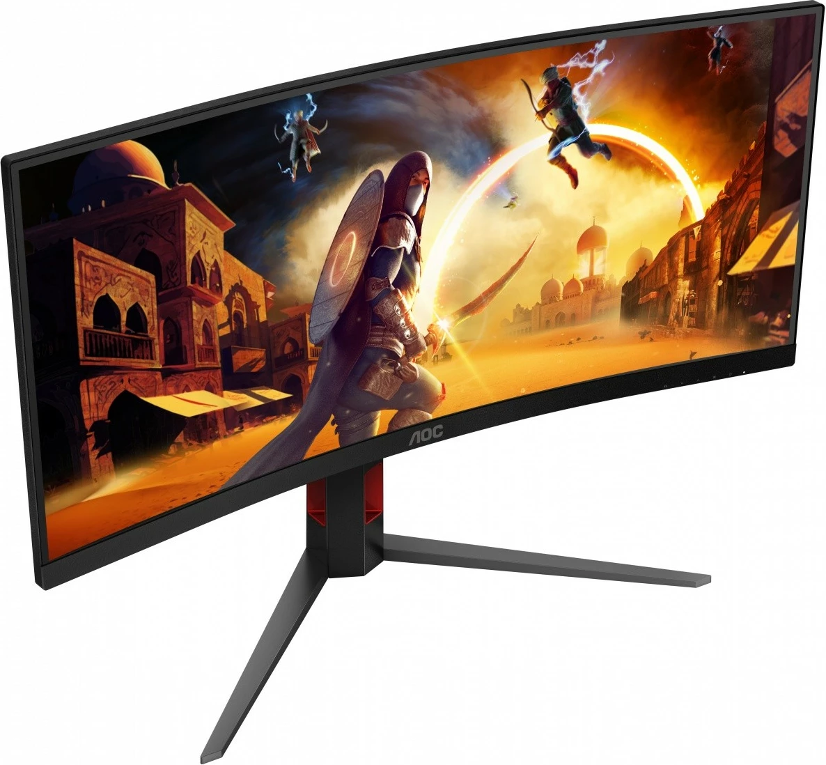 Monitor AOC CU34G4, 34", 180Hz, VA, WQHD, i zi i lakuar
