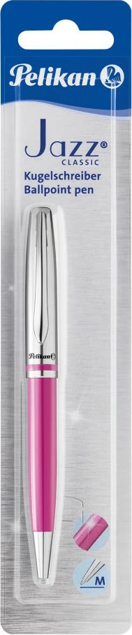 Stilolaps Pelikan Jazz Classic, clip, medium, rozë