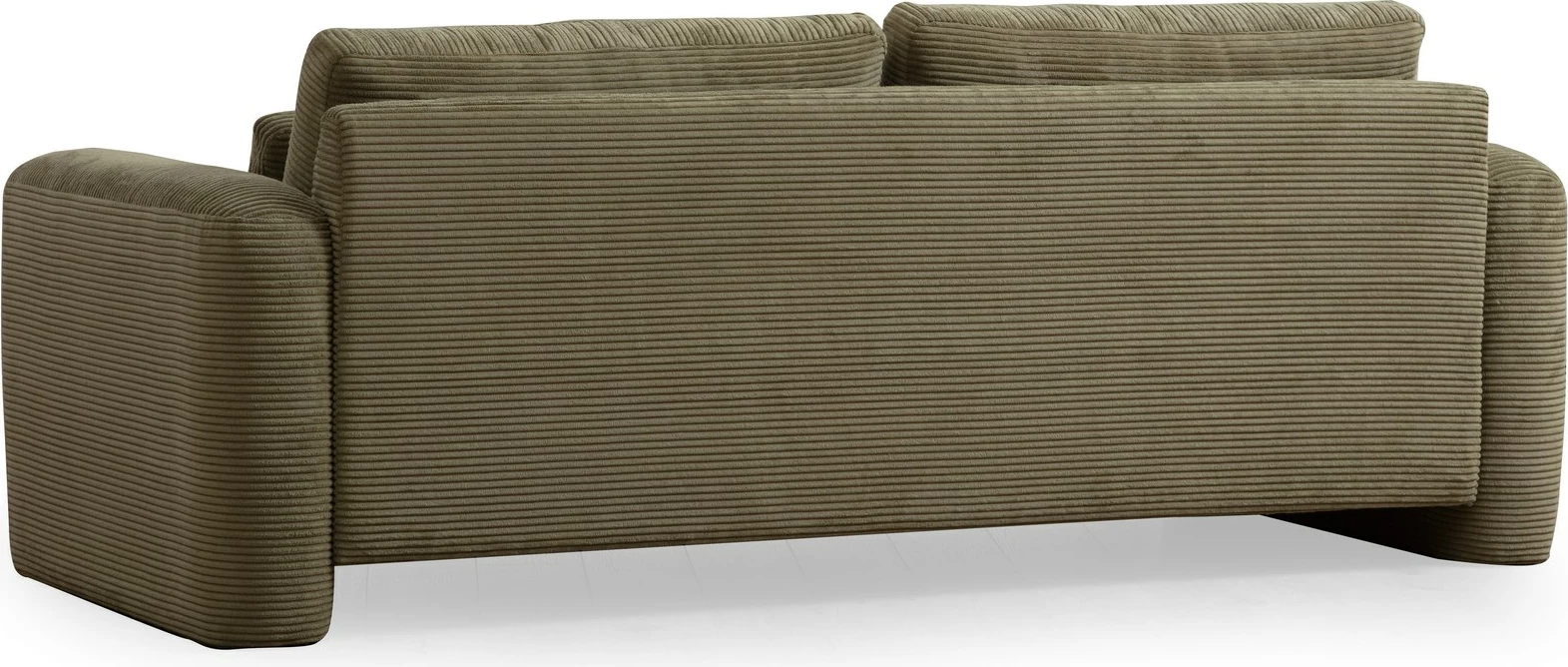 Divan treshe Atelier del Sofa, ngjyrë e gjelbër, Lily