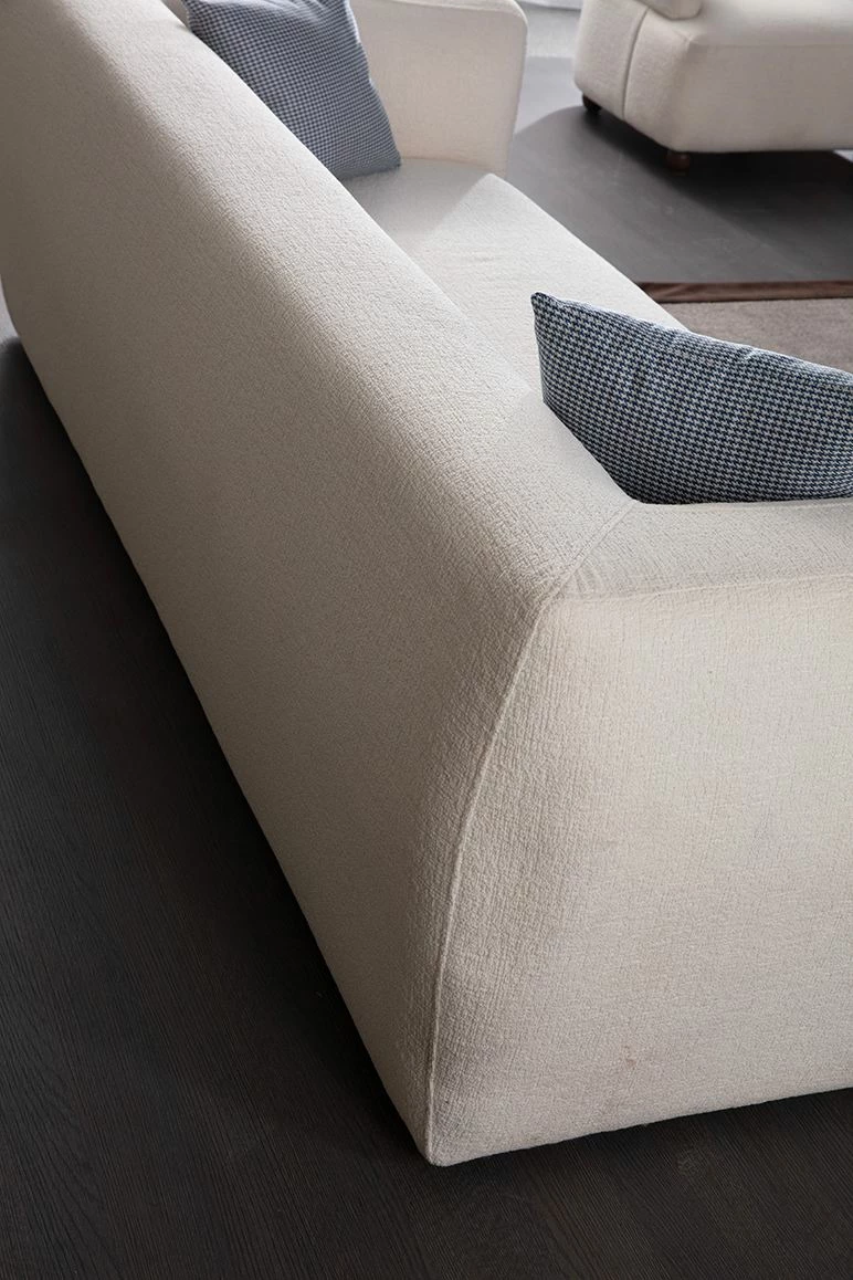 Divan treshe Rena 3, Atelier del Sofa, ngjyrë e bardhë