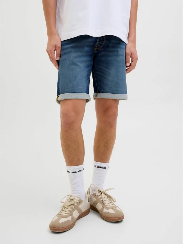 Shorce denim Jack&Jones JJIRICK JJICON IK 12269605, blue [Madhësia: L]
