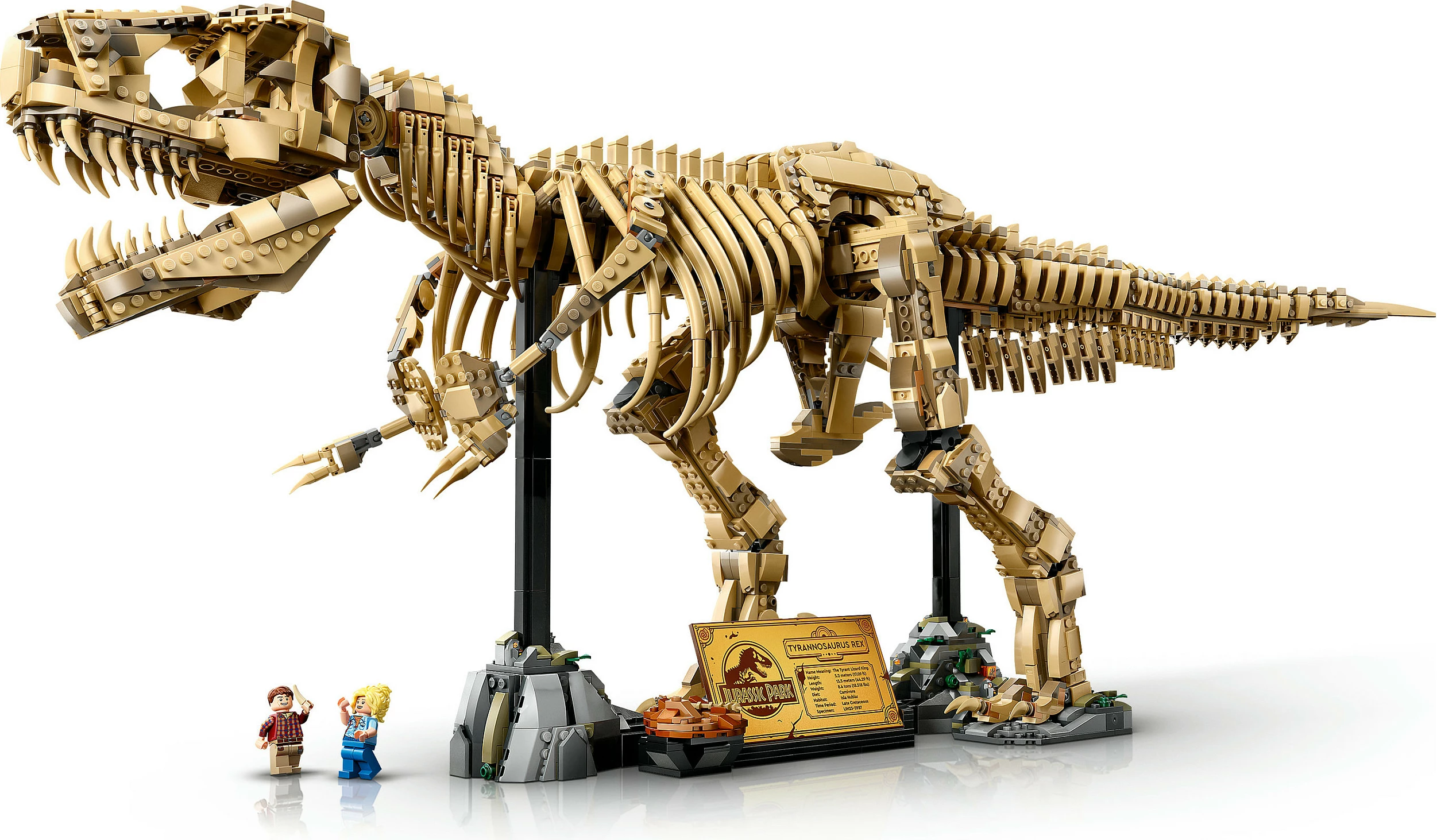 Set ndërtimi LEGO Jurassic World 76968 Dinosaur Fossils: Tyrannosaurus Rex, 3145 copë, Shumëngjyrësh
