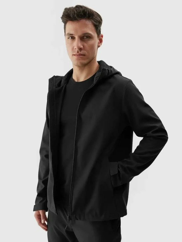 Jakne softshell për meshkuj 4F, e zezë [Madhësia: M]