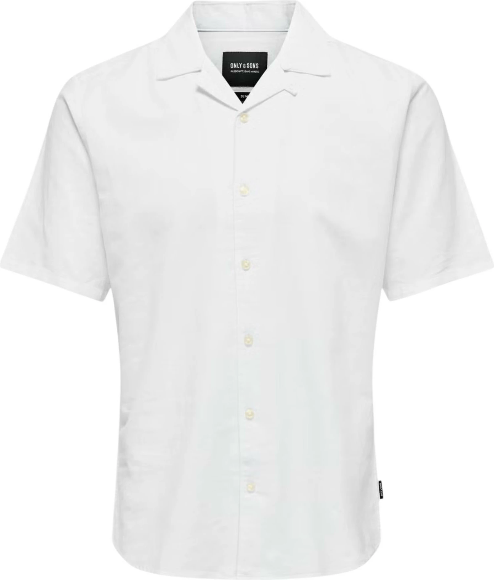 Këmishë me mëngë të shkurta Only & Sons ONSCAIDEN 22025116 për meshkuj, e bardhë [Madhësia: L]