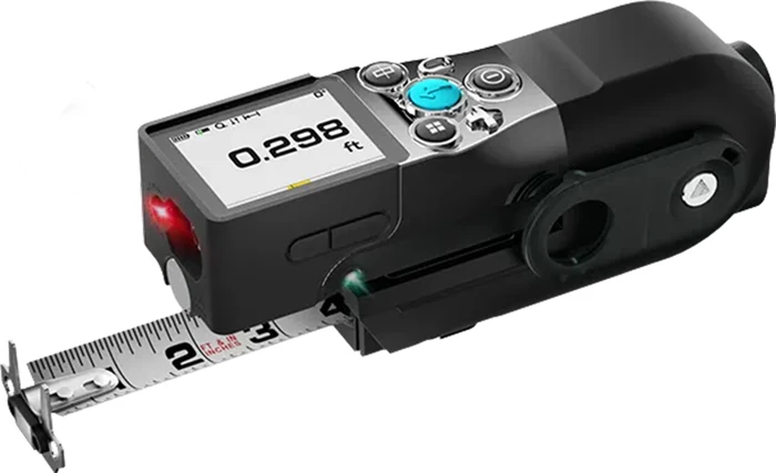 Matës distance me laser Mileseey XTAPE1 100 m + metër shirit 3.5 m, i zi
