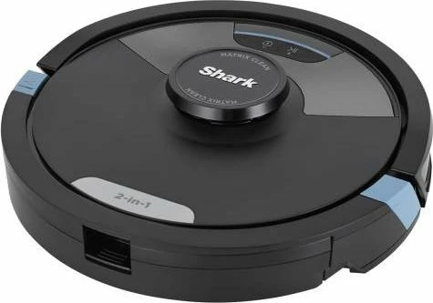 Fshesë robotike Shark Matrix Plus RV2620WDEU 2-në-1 (thithje + larje) E zezë/blu/argjendtë, set me stacion karikimi