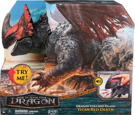 How to Train Your Dragon Figura e Titan Red Death