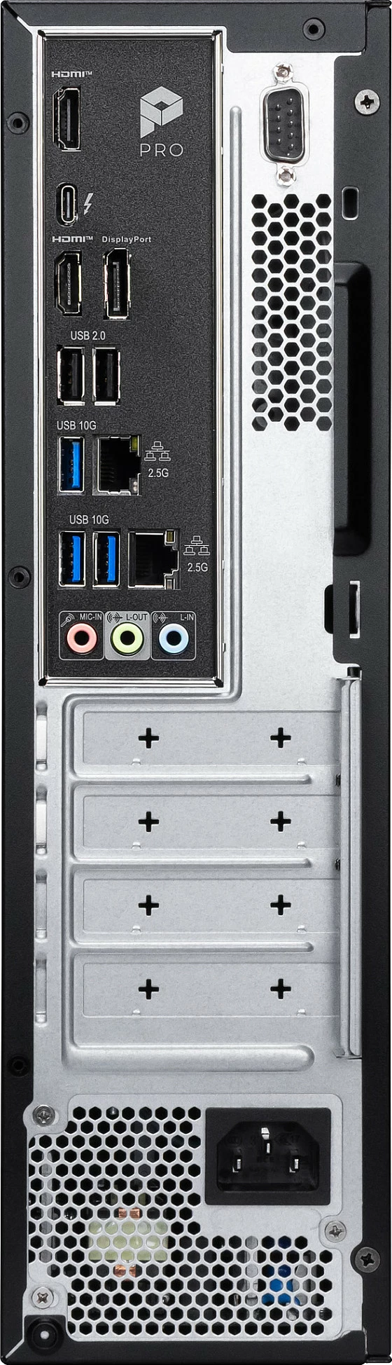 Mini-PC MSI PRO DP80 AI A2G-078DE, Intel Core Ultra 7 265, Thunderbolt 4, Wi‑Fi, Bluetooth 5.3, e zezë