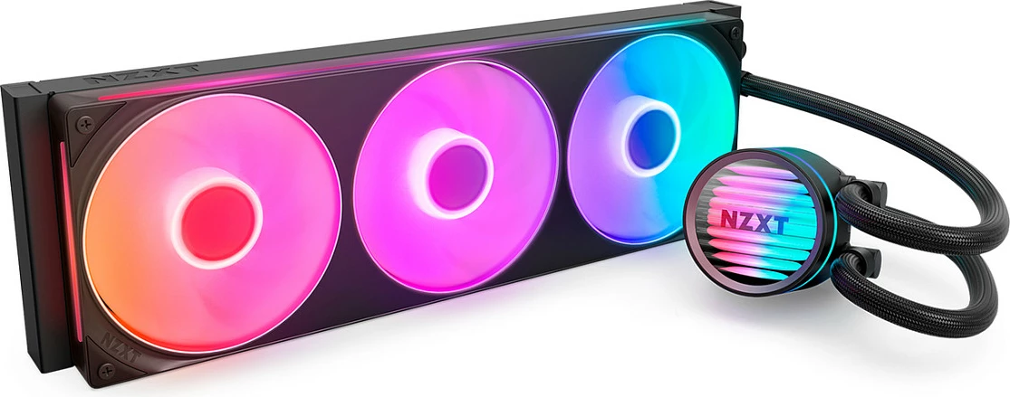 Ftohës uji për CPU NZXT Kraken Core 360 RGB, radiator 360mm, 3x120mm, i zi
