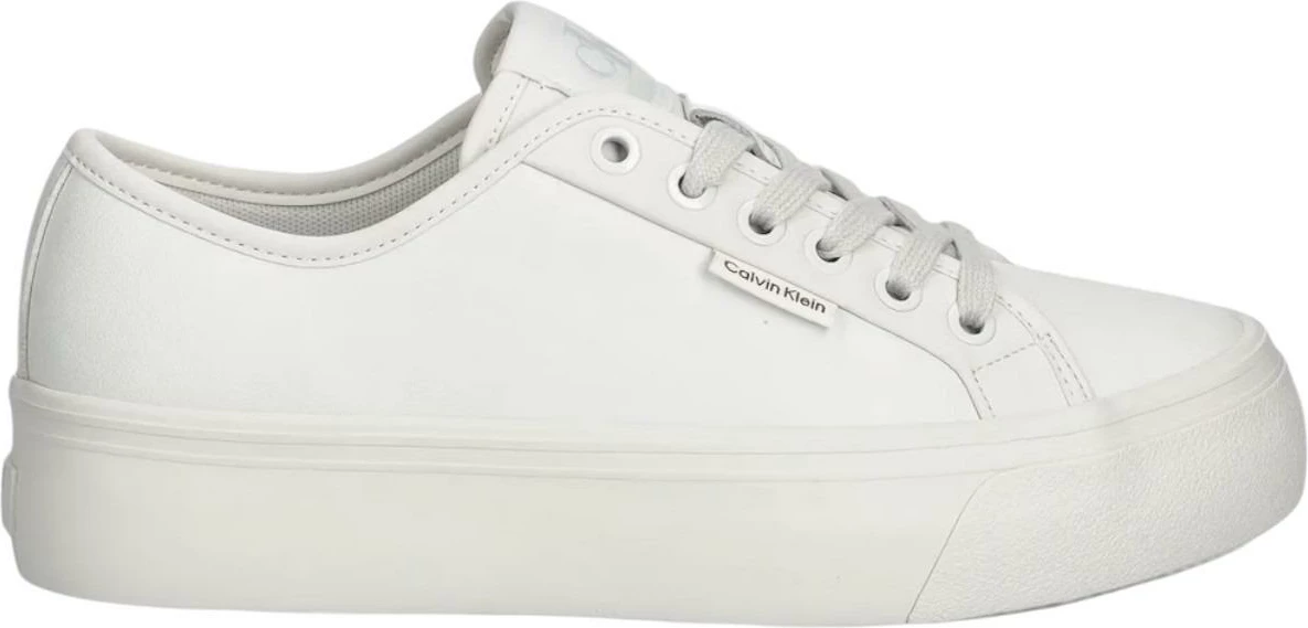 Atlete për femra Calvin Klein Jeans VULC FLATF LACE UP L YW0YW01932, të bardha [Madhësia: 39]
