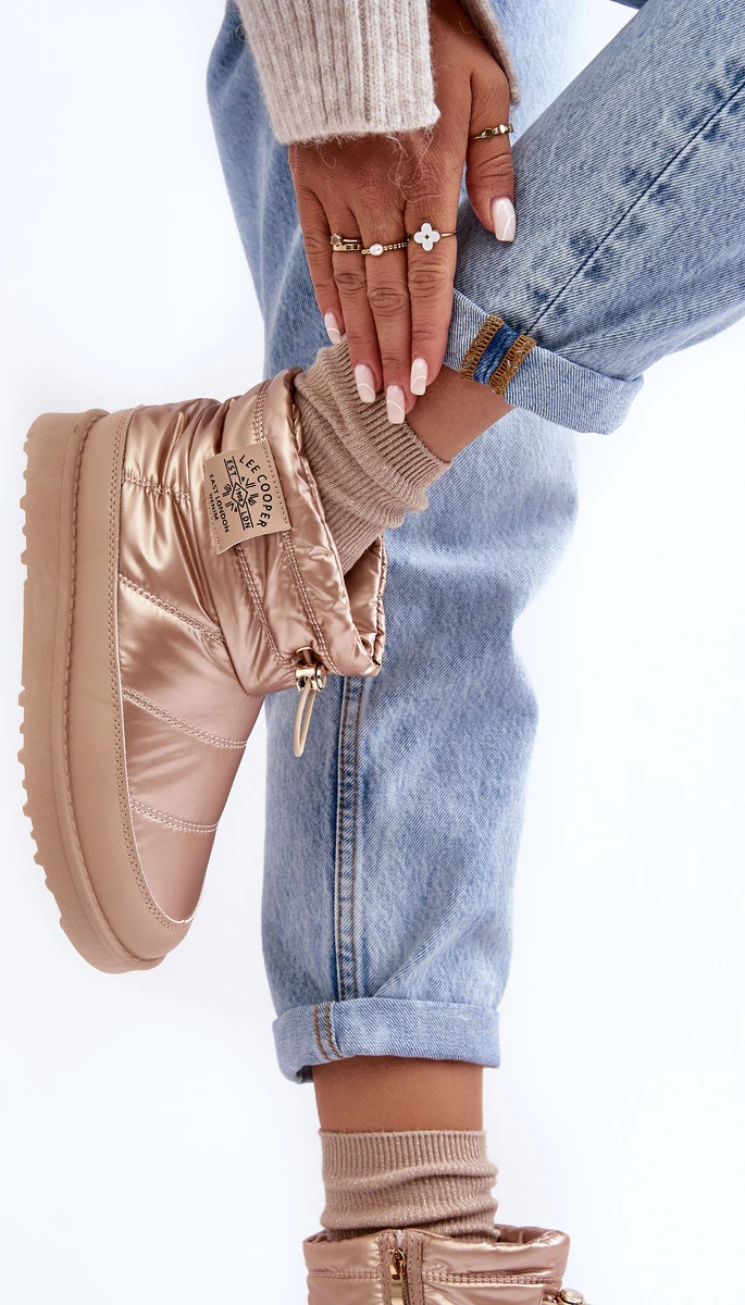 Këpucë për femra Lee Cooper, gold [Madhësia: 39]