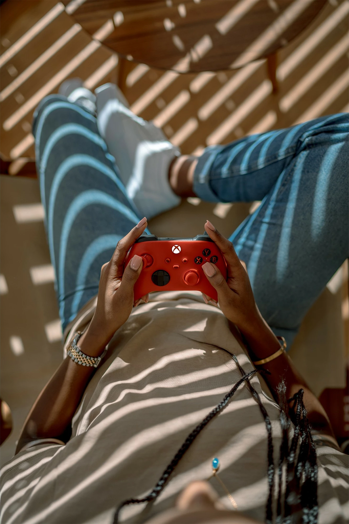 Gamepad Microsoft Xbox Wireless Controller, Bluetooth/USB, i kuq