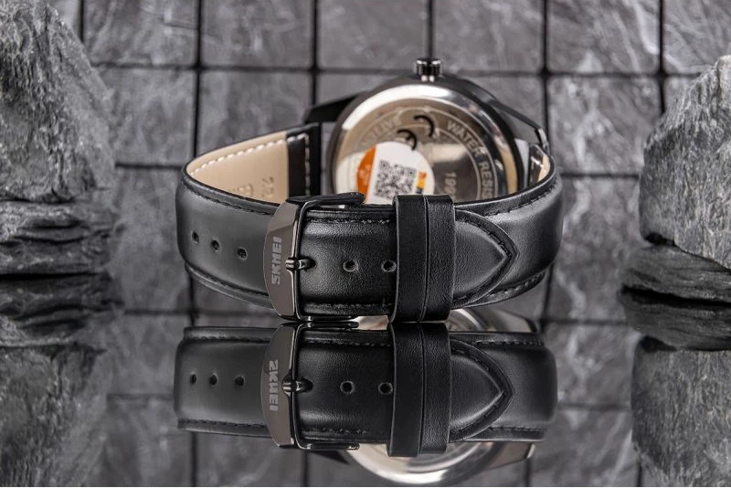 Orë dore për meshkuj Skmei, e zezë