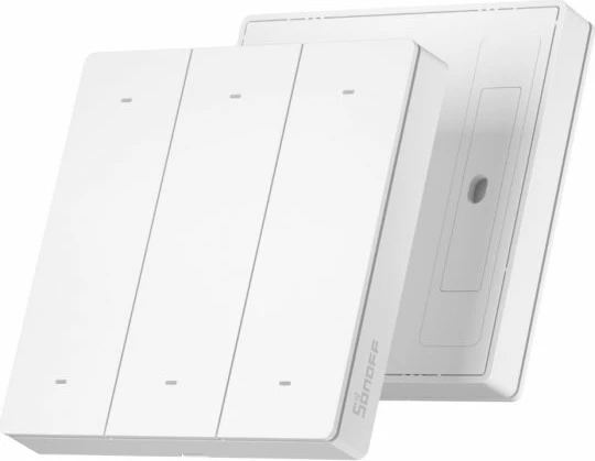 Switch muror smart SONOFF R5W (R5), Wi‑Fi, 6 butona, kontroll skenash, 90 m, i bardhë