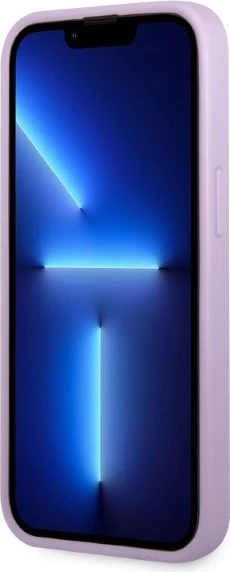 Mbështjellës Guess GUHCP13SPS4MU për iPhone 13 mini 5.4", Saffiano 4G Small Metal Logo, vjollcë