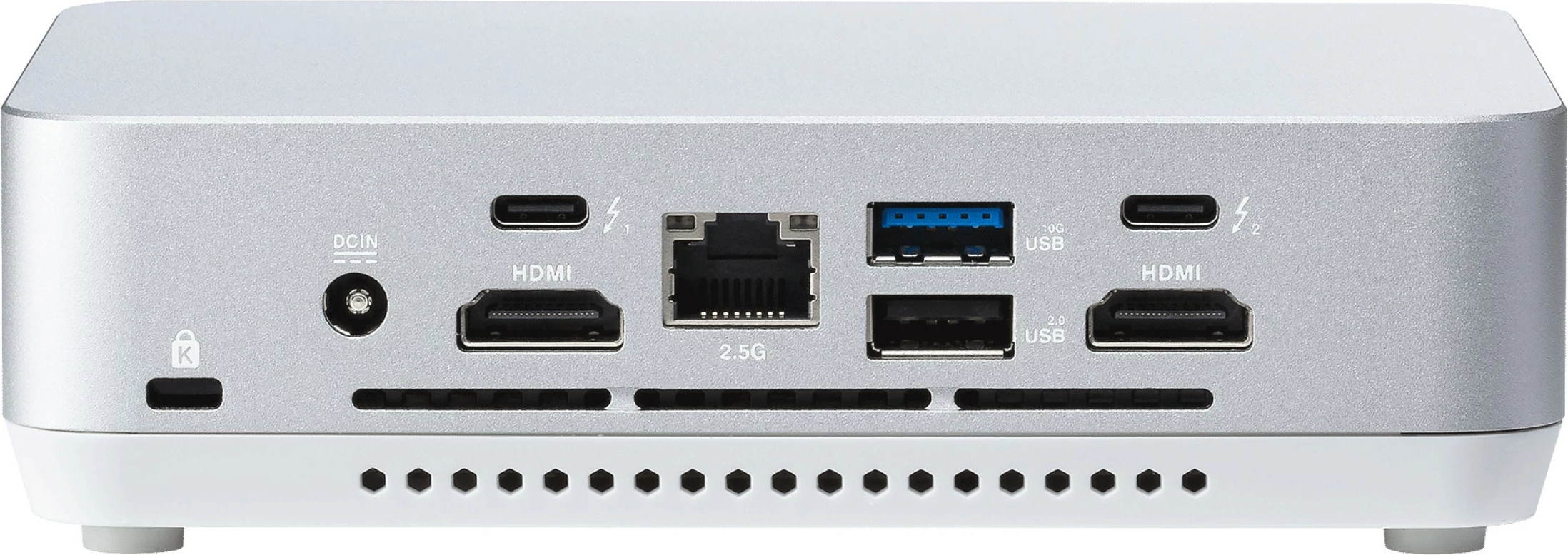 Kasë mini ASUS NUC 14 Pro+ RNUC14RVSU500000I, Intel Core Ultra 5, DDR5, Intel Arc, Wi-Fi 6E, argjendtë