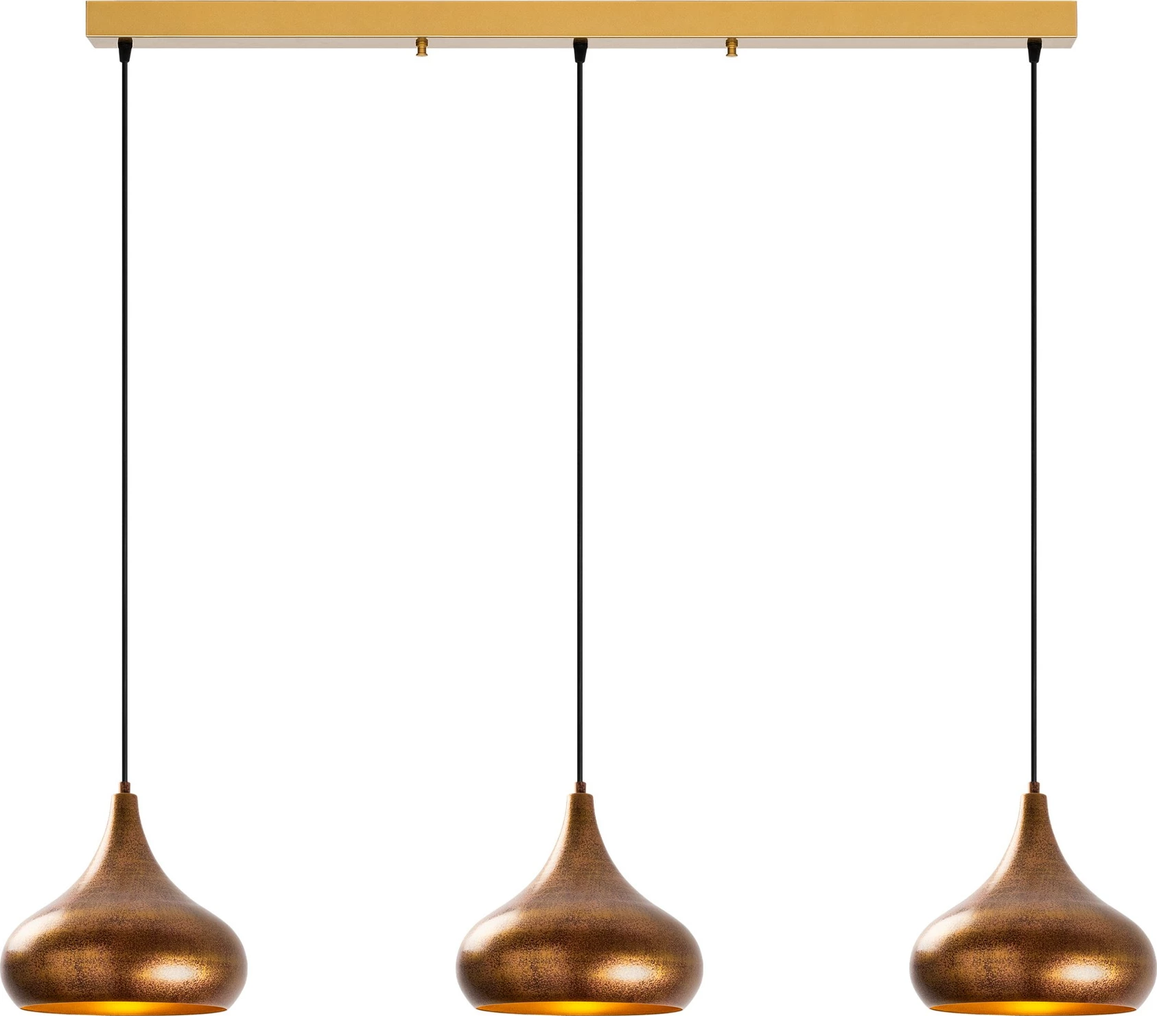 Llambë tavani Opviq, model Muba, vintage, 140x30x126cm