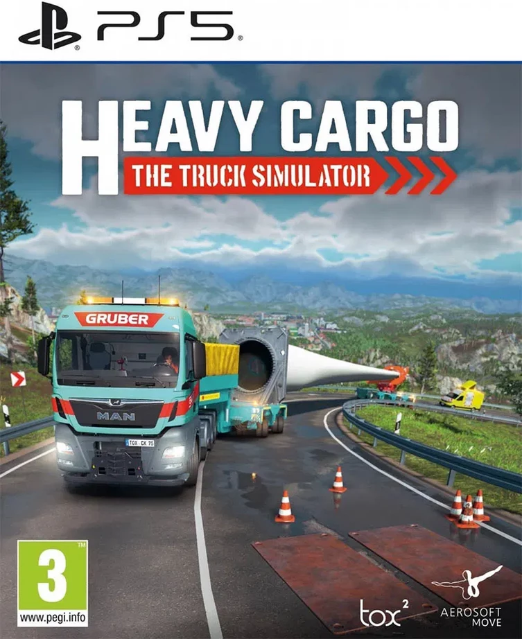 Lojë PS5 Aerosoft Heavy Cargo: The Truck Simulator, PEGI 3