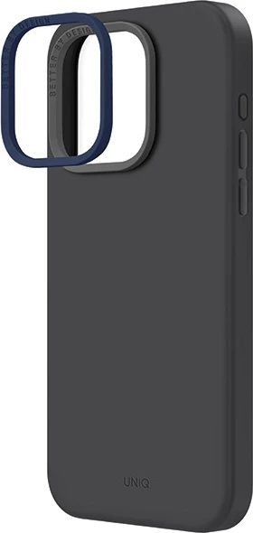 Mbështjellës UNIQ Lino Hue Magclick për iPhone 15 Pro Max, Gri