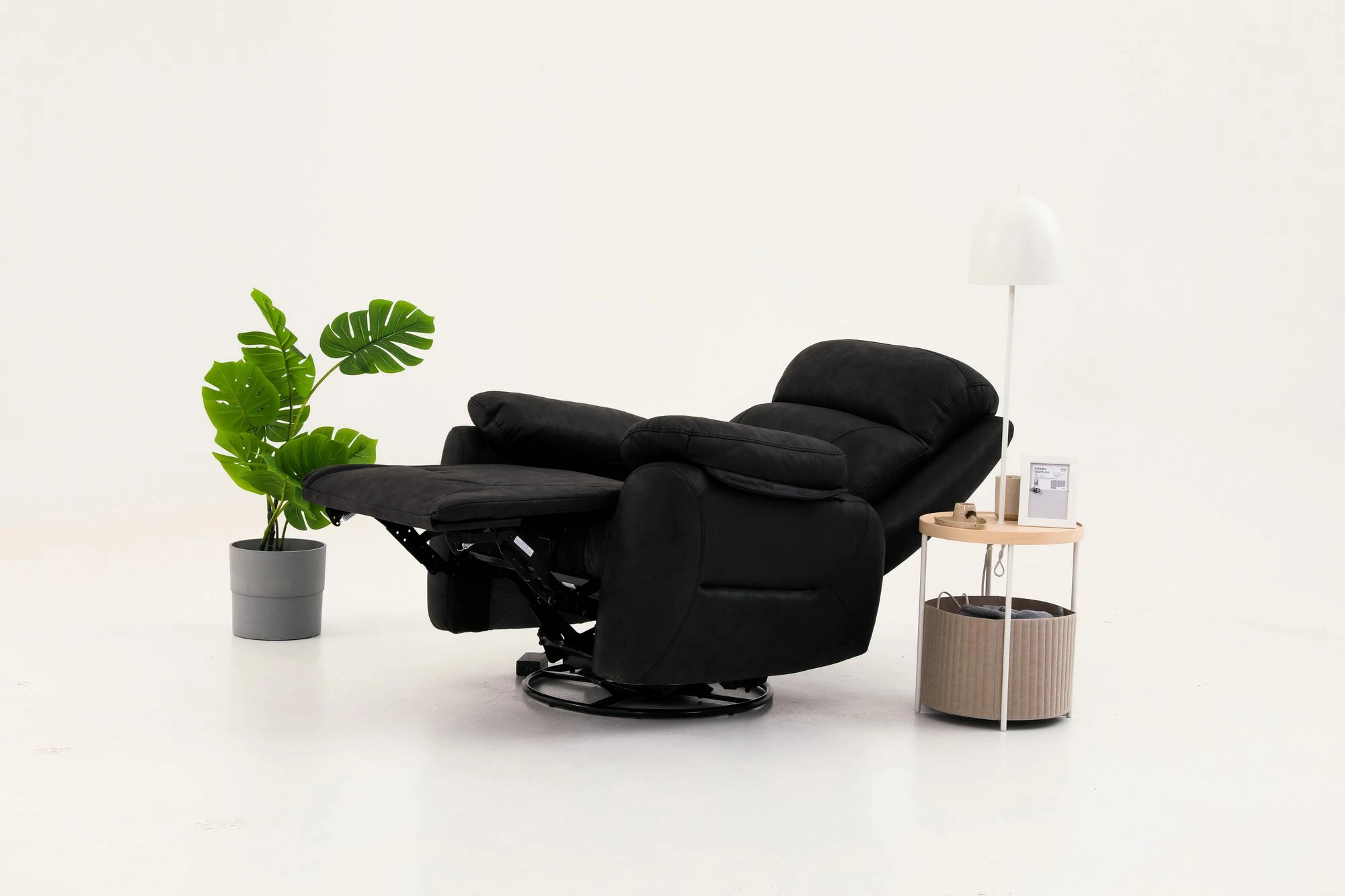 Karrige relaksuese elektrike, ngjyrë e zezë, Comfort
