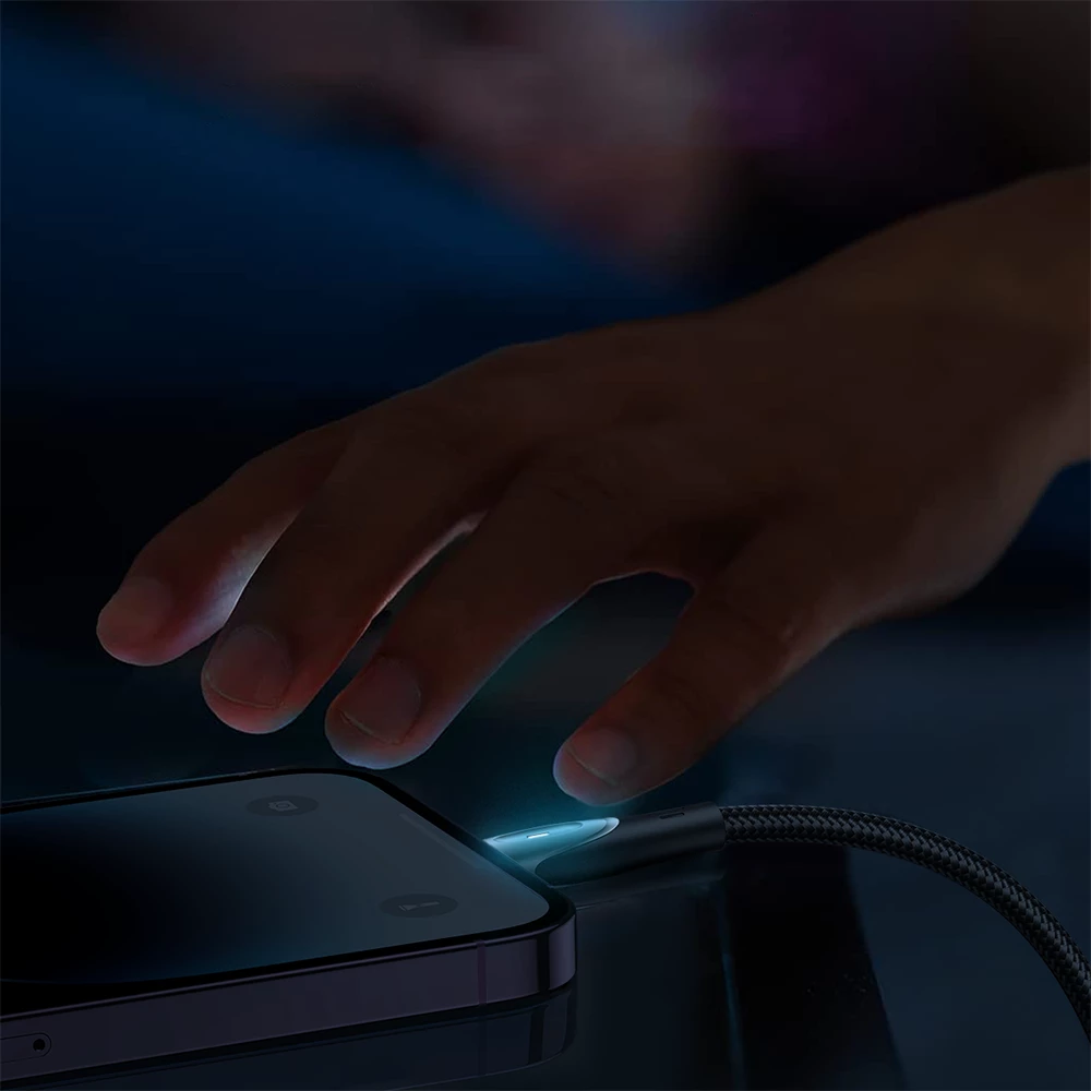 Kabllo Joyroom Pioneer Series SA31-CL3 USB-C në Lightning, 1.2m, 30W, e zezë