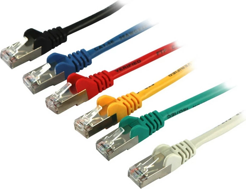 Kablë rrjeti Synergy21 S215012, Cat5e FTP, RJ45-RJ45, 0.5 m, e kuqe
