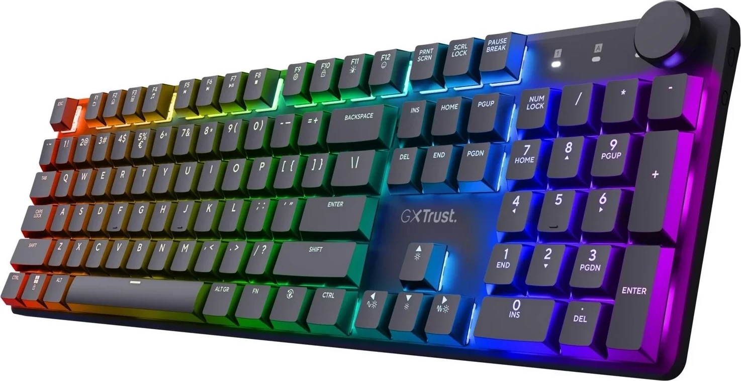 Tastierë Trust GXT 868 Torix, RGB, mekanike, e zezë