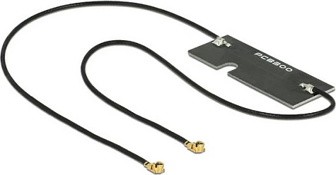 Antenë WiFi DeLOCK 88984, 5 dBi, MHF/U.FL, kabllo 0.15 m, e zezë