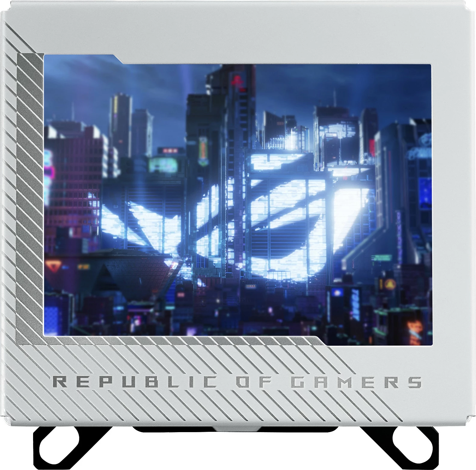 Ftohës uji (waterblock) për CPU ASUS ROG Ryujin III WB, LCD, për Intel/AMD, i bardhë