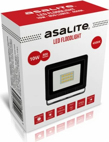 Reflektor LED ASALITE ASAL0125 10W 4500K 800lm IP65, i zi