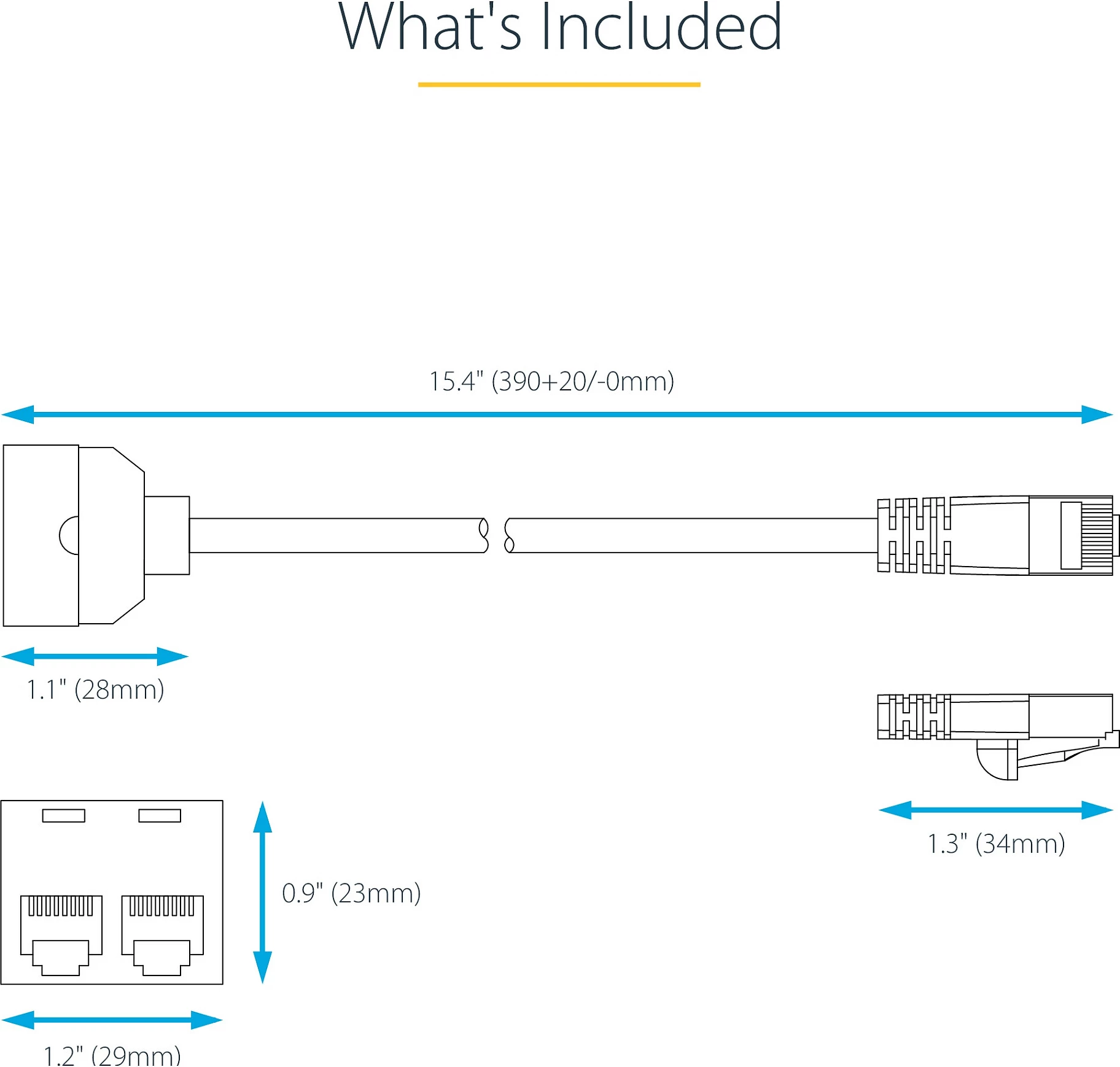 Adapter kabllo ndarës RJ45 StarTech RJ45SPLITTER, 2-në-1, Cat5e, 0.33 m, 10/100Base-T, gri