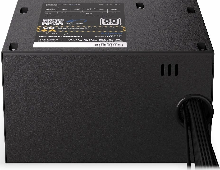 Furnizues rryme ATX Endorfy Elementum E5 350W 80 Plus, EY7A003, i zi