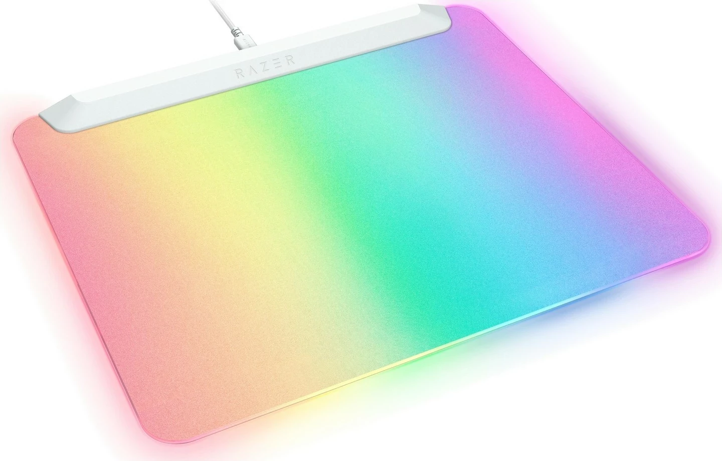 Mauspad Razer Firefly V2 Pro, plastik, RGB, e bardhë