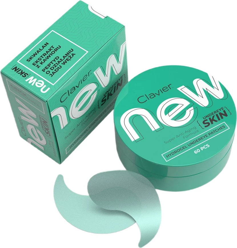 Patches për nën sy Clavier Gel për femra, 60 copë