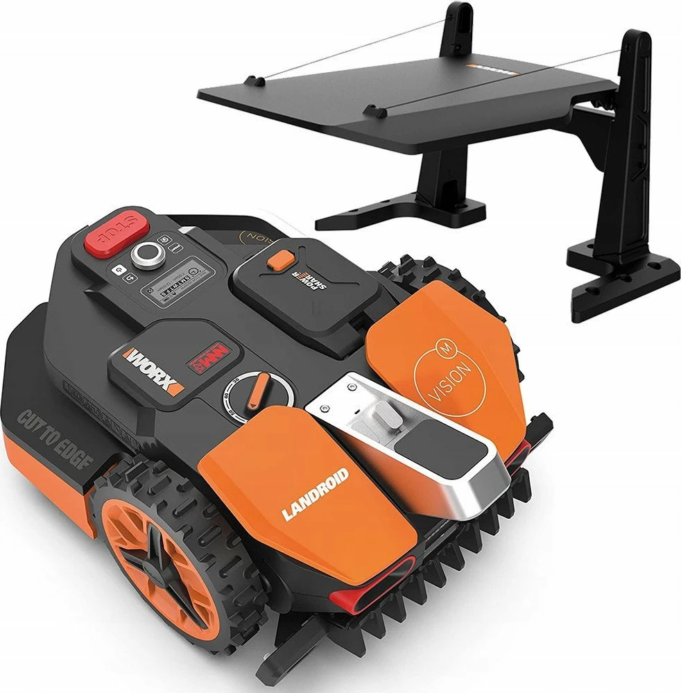 Garazh për robot kositës Worx Landroid Vision WA0825, për WR206E/WR213E, i zi