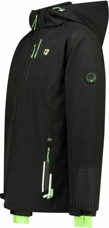 Jakne softshell meshkuj Geographical Norway Trelino, e zezë/e gjelbër