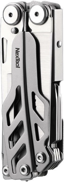 Multitool Nextool Flagship Pro NE20232 me teh të zëvendësueshëm, çelik, set me 2 tehe rezervë