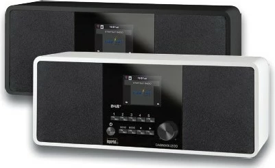 Radio stereo Lenco DABMAN i200, DAB+/FM/Internet, 20W, bardhë