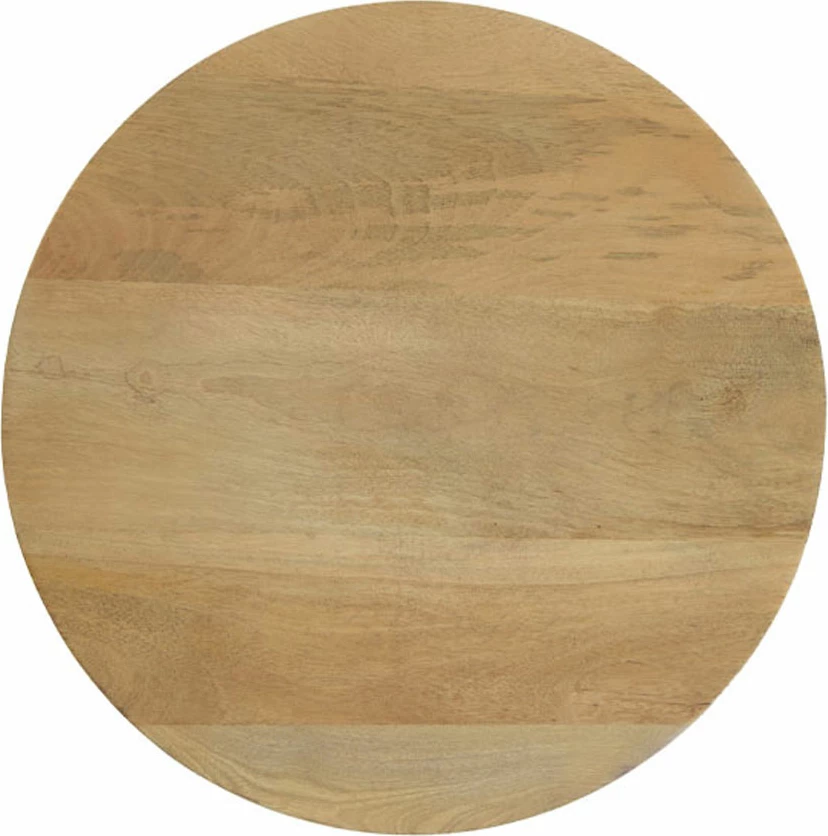 Tavolinë anësore PILEA 46, natyrale e bardhë, 46x46x58