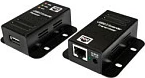 Zgjerues USB 2.0 LogiLink, Cat.5, 50 m, 1-port, me montim, PoE, i zi