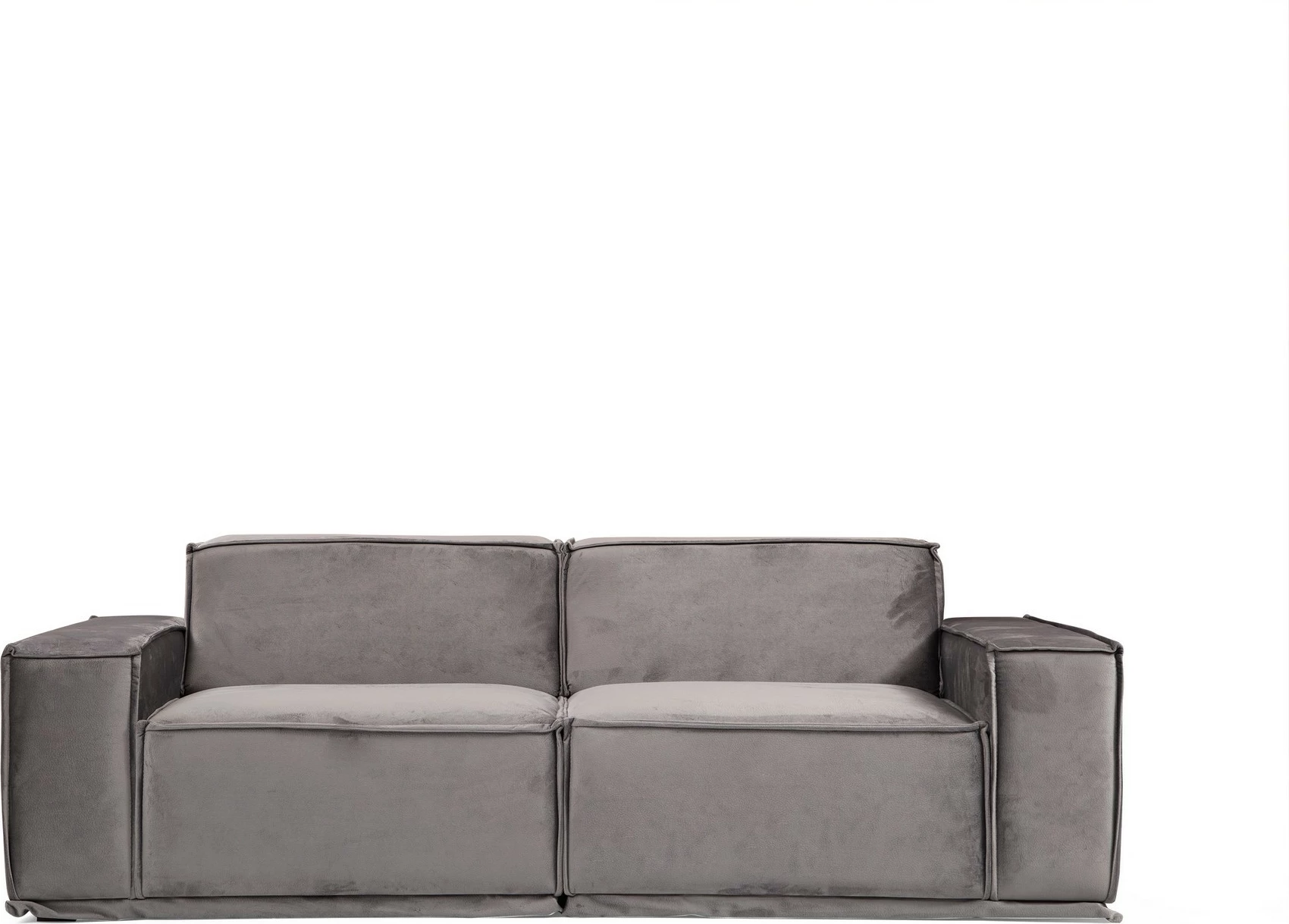 Divan dy ulëshe Atelier del Sofa, Lego 2 Seater, ngjyrë gri
